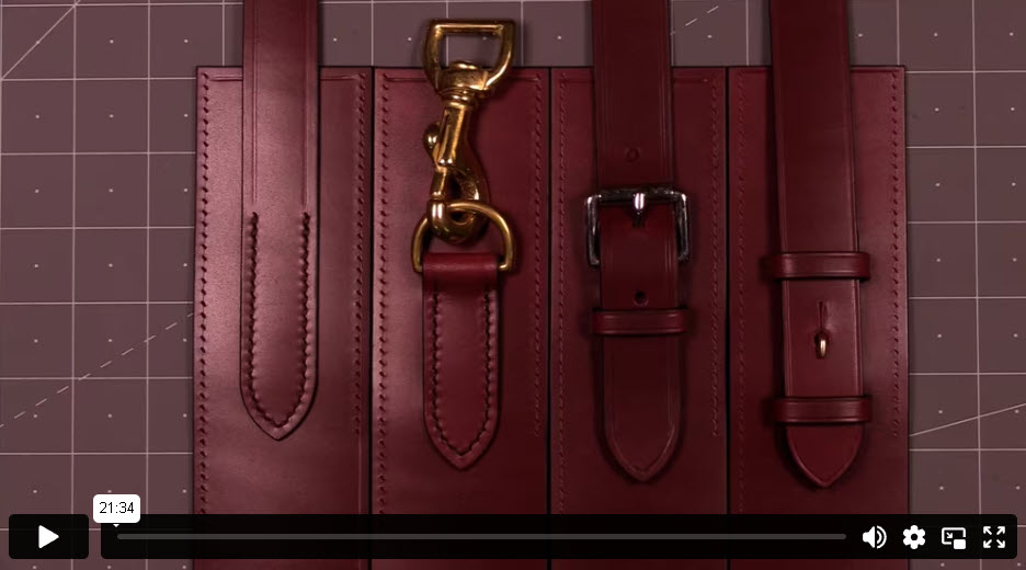 Armitage Leather Bag Strap Attachment Billet Hook