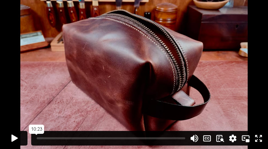 Armitage Leather Dopp Bag Introduction