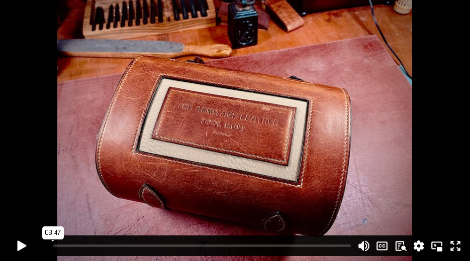 Armitage Leather Tool Roll Introduction