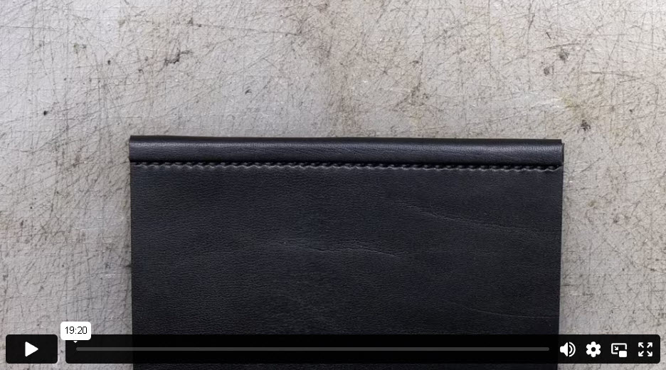 Armitage Leather Turned Rolled Edge